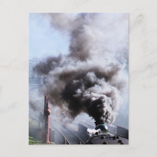 STEAM TRAINS BRIEFKAART (Voorkant)