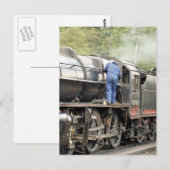 STEAM TRAINS BRIEFKAART (Voorkant / Achterkant)