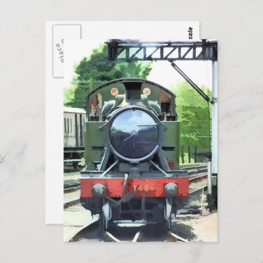 STEAM TRAINS BRIEFKAART (Voorkant / Achterkant)