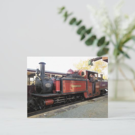 STEAM TRAINS BRIEFKAART (Staand voorkant)