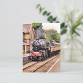 STEAM TRAINS BRIEFKAART (Staand voorkant)