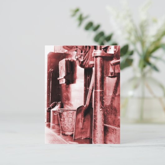 STEAM TRAINS BRIEFKAART (Staand voorkant)