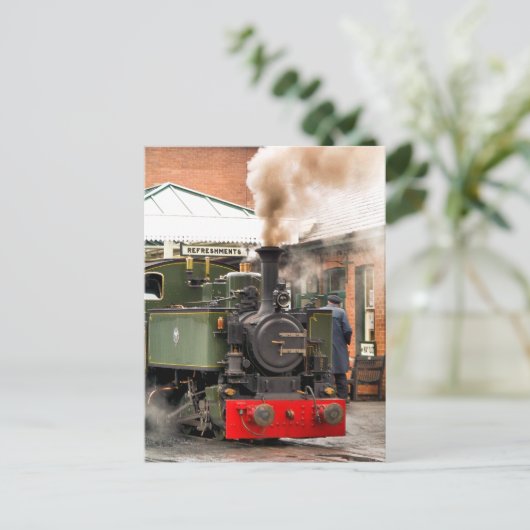 STEAM TRAINS BRIEFKAART (Staand voorkant)