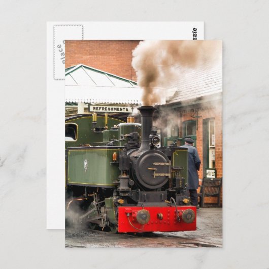 STEAM TRAINS BRIEFKAART (Voorkant / Achterkant)