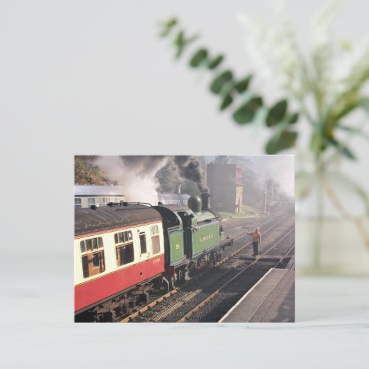 STEAM TRAINS BRIEFKAART (Staand voorkant)