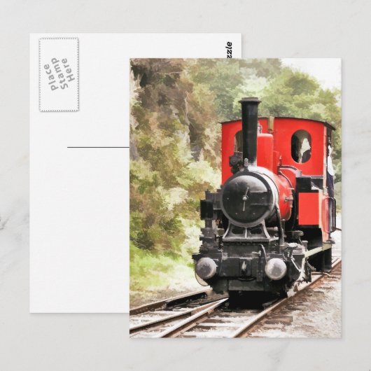 STEAM TRAINS BRIEFKAART (Voorkant / Achterkant)
