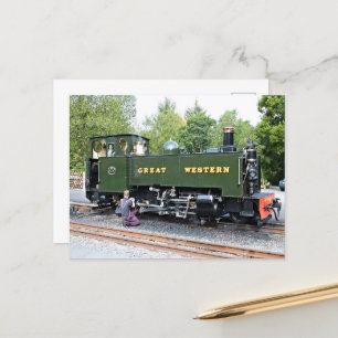 STEAM TRAINS BRIEFKAART