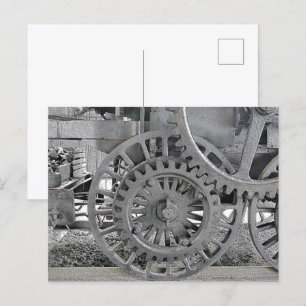 STEAM TRAINS BRIEFKAART
