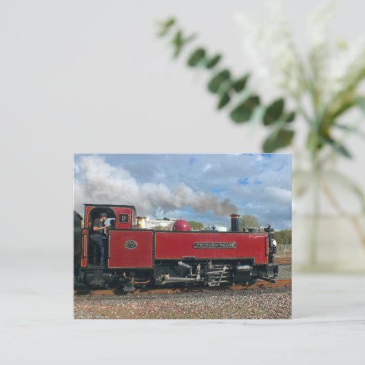 STEAM TRAINS BRIEFKAART (Staand voorkant)