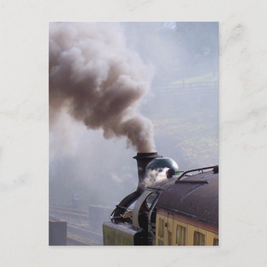 STEAM TRAINS BRIEFKAART (Voorkant)