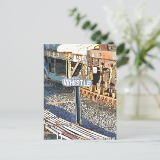 STEAM TRAINS BRIEFKAART (Staand voorkant)