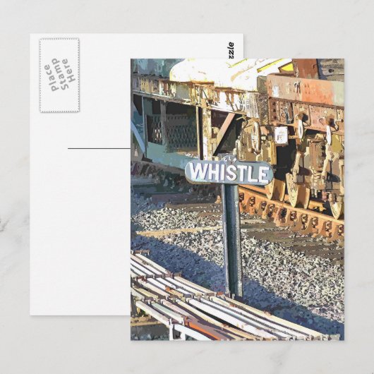 STEAM TRAINS BRIEFKAART (Voorkant / Achterkant)