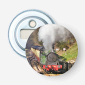 STEAM TRAINS BUTTON FLESOPENER (Voorkant)