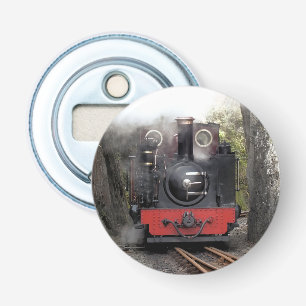 STEAM TRAINS BUTTON FLESOPENER