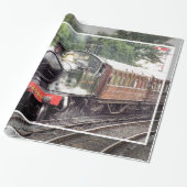 STEAM TRAINS CADEAUPAPIER (Uitgerold)