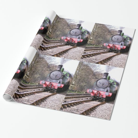 STEAM TRAINS CADEAUPAPIER (Uitgerold)