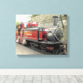 STEAM TRAINS CANVAS AFDRUK (Insitu (Houten vloer))
