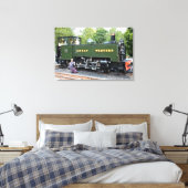 STEAM TRAINS CANVAS AFDRUK (Insitu (Slaapkamer))