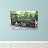 STEAM TRAINS CANVAS AFDRUK (Insitu (Houten vloer))