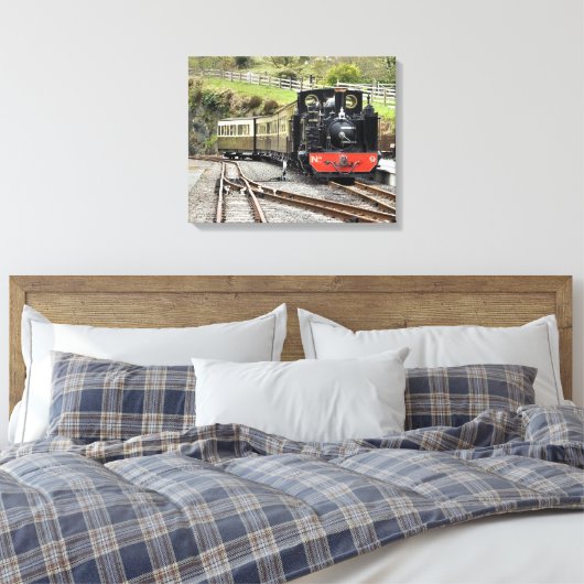 STEAM TRAINS CANVAS AFDRUK (Insitu (Slaapkamer))