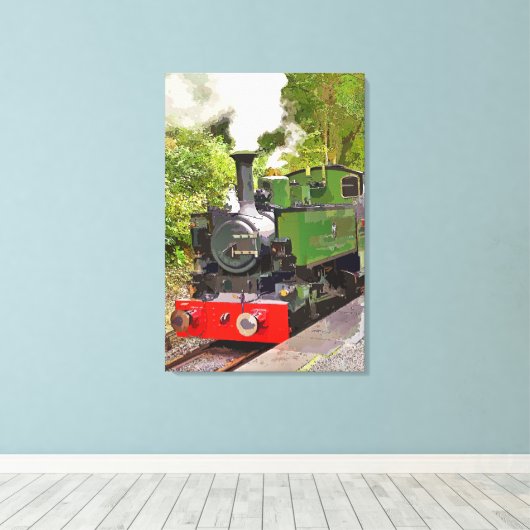 STEAM TRAINS CANVAS AFDRUK (Insitu (Houten vloer))