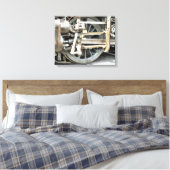 STEAM TRAINS CANVAS AFDRUK (Insitu (Slaapkamer))