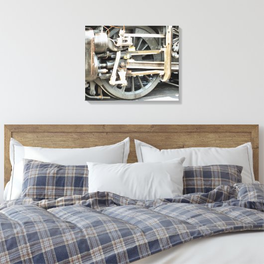 STEAM TRAINS CANVAS AFDRUK (Insitu (Slaapkamer))