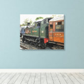 STEAM TRAINS CANVAS AFDRUK (Insitu (Houten vloer))