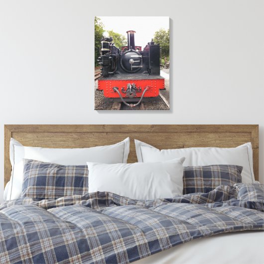 STEAM TRAINS CANVAS AFDRUK (Insitu (Slaapkamer))