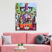 STEAM TRAINS CANVAS AFDRUK (Insitu (Woonkamer))