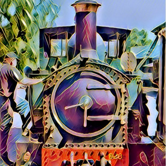 STEAM TRAINS CANVAS AFDRUK