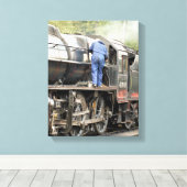 STEAM TRAINS CANVAS AFDRUK (Insitu (Houten vloer))