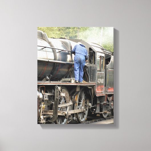 STEAM TRAINS CANVAS AFDRUK (Voorkant)