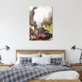 STEAM TRAINS CANVAS AFDRUK (Insitu (Slaapkamer))