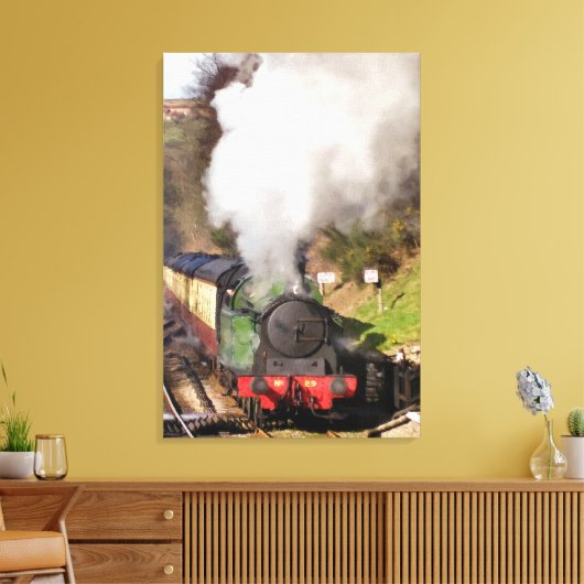 STEAM TRAINS CANVAS AFDRUK (Insitu (Woonkamer))