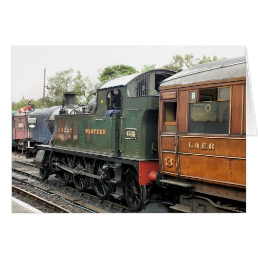 STEAM TRAINS card (Voorkant Horizontaal)