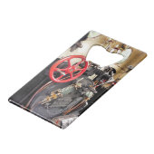 STEAM TRAINS CREDITKAART FLESSENOPENER (Achterkant Gekanteld)