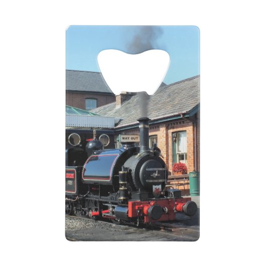 STEAM TRAINS CREDITKAART FLESSENOPENER (Voorkant)