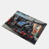 STEAM TRAINS DEURMAT (Schuin)