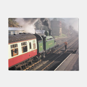 STEAM TRAINS DEURMAT