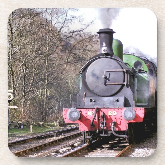 STEAM TRAINS DRANKJES ONDERZETTER (Voorkant)