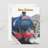 STEAM TRAINS FEESTDAGENKAART (Voorkant / Achterkant)