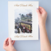 STEAM TRAINS FLYER (Hand)