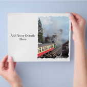 STEAM TRAINS FLYER (Hand)