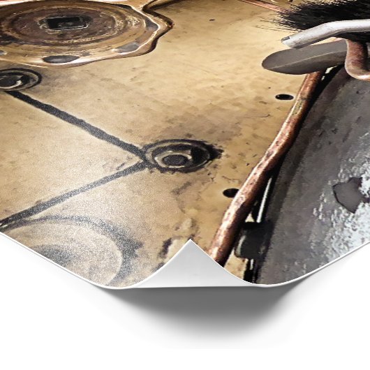 STEAM TRAINS FOTO AFDRUK (Hoek)