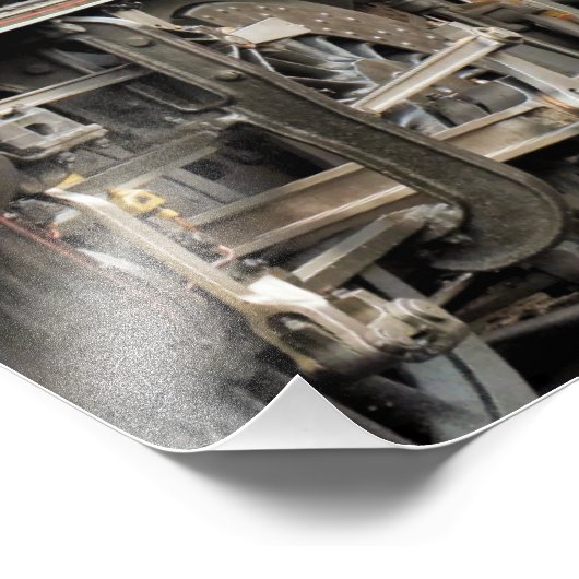 STEAM TRAINS FOTO AFDRUK (Hoek)