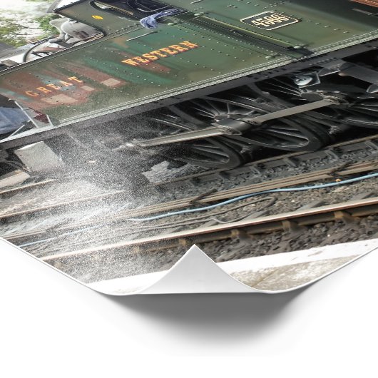 STEAM TRAINS FOTO AFDRUK (Hoek)