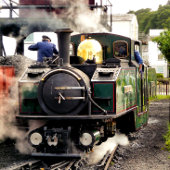 STEAM TRAINS FOTO AFDRUK