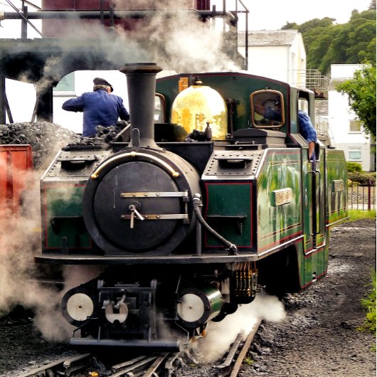 STEAM TRAINS FOTO AFDRUK