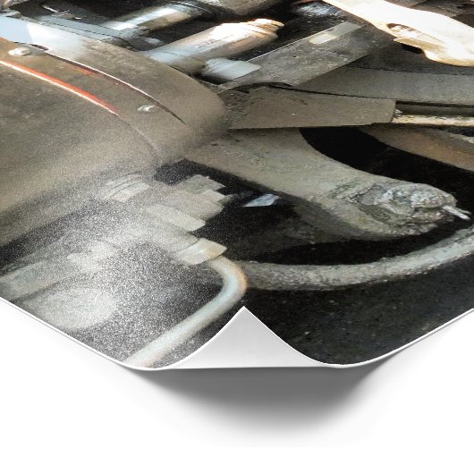 STEAM TRAINS FOTO AFDRUK (Hoek)